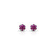 Beauitful Purple Stone Sterling Silver Earrings