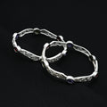 Charming silver bangles with a dazzling array of colorful gemstones