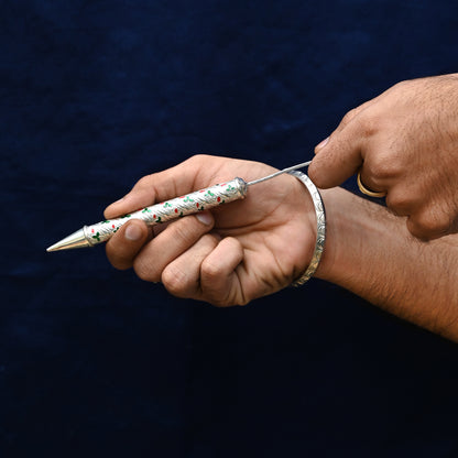 Silver Holi Pichkari for Colorful Celebrations