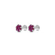 Beauitful Purple Stone Sterling Silver Earrings