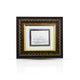 Shree Ram Mandir Ayodhya Silver Frame with Wooden Border