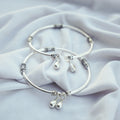 Simple Design Silver Kada Payal For Women's