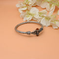 Mahadev Rudraksha Silver Kada for Boys Blessing & Protection