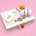 Rudraksh Rakhi Combo for Brothers