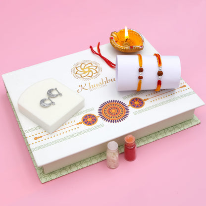 Rudraksh Rakhi Combo for Brothers