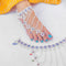 Nature-Inspired Silver Payal with Pag Phool and Beautiful Multi-Color Flower Buds.