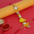 Bhaiya Bhabhi Silver Rakhi Set