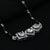 Beautifully Designed Silver Mangalsutra with Heart and Square Shape Stone