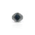 925 silver ring featuring a bold black oval gemstone for a sleek and sophisticated look.