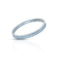 Multiple Blue Stones Silver Bangles For Girls