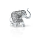 Oxidized Silver Coated Elephant Wax Murti