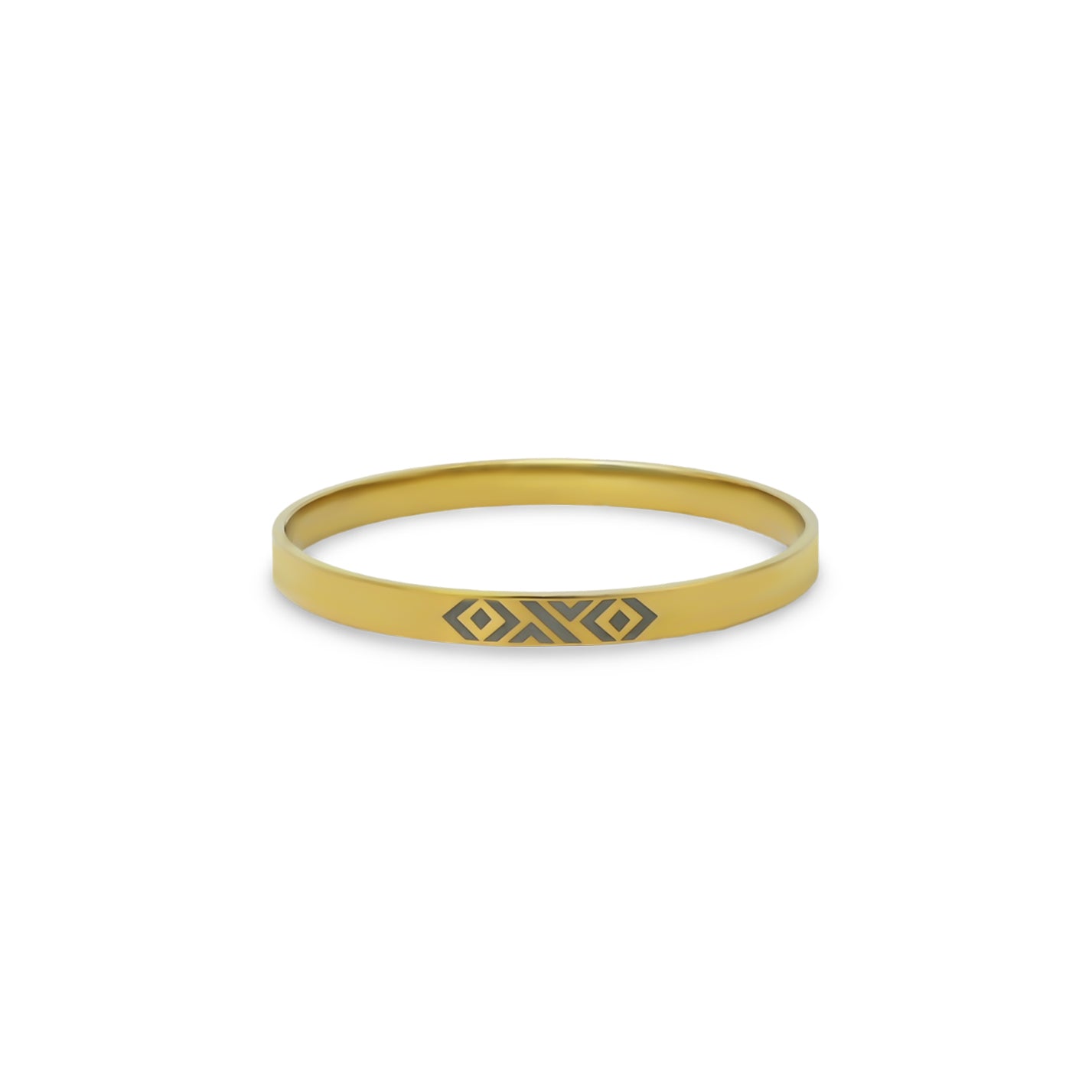 Elegant silver kada for boys featuring a gold-plated finish