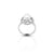 Sterling Silver Vintage Spherical Design Pearl Ring for Women