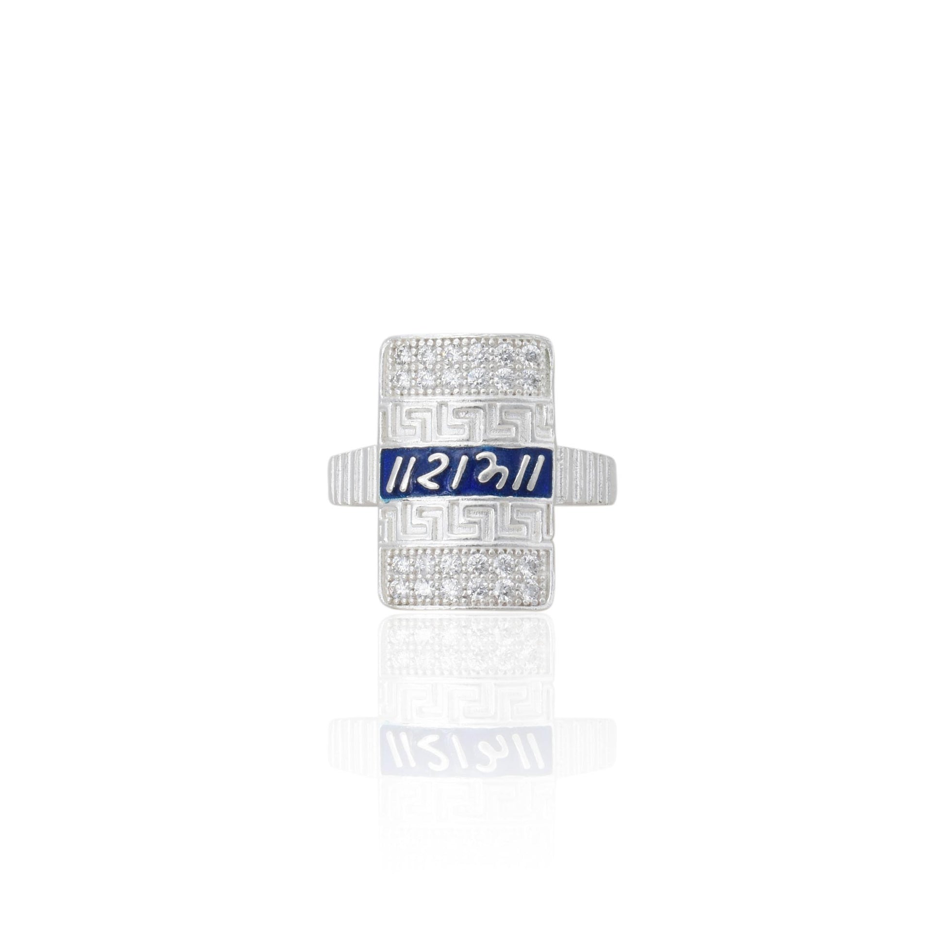 Silver 'RAM' symbol ring for boys, featuring the powerful RAM symbol in a bold design