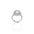 Elegant Sterling Silver 'Blaze of the Grace' Ring for Women with Cubic Zirconia