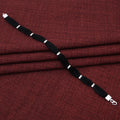Silver Classy Black Thread Clipped Moli Bracelet for Boys