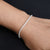 Simple Chain Design Silver Bracelet For Mens