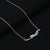 Sterling Silver Sherlock Twisted Droplet Chain Pendant for Girls