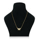 Elegant Gold Plated Butterfly Chain Pendant