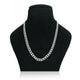 Sterling silver link chain for boys with a classic design