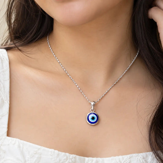 Evil Eye Daily Wear Pendant with Chain
