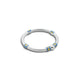 Silver Exclusive Blue &amp; Yellow Looped Baby Kada