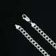 Classic sterling silver link chain designed for boys