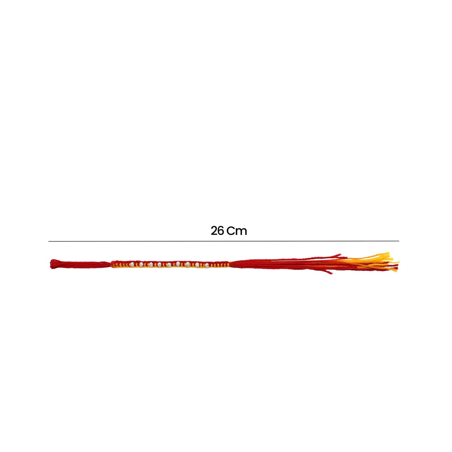 Charming Mixed Buds Silver Rakhi