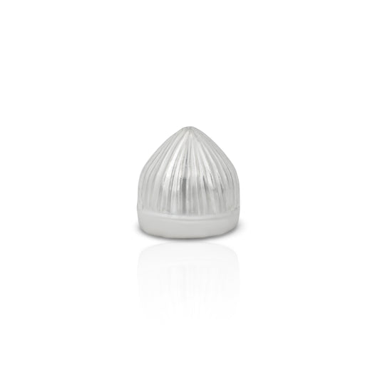 Exquisite silver modak, perfect for elevating your Ganpati pooja rituals.