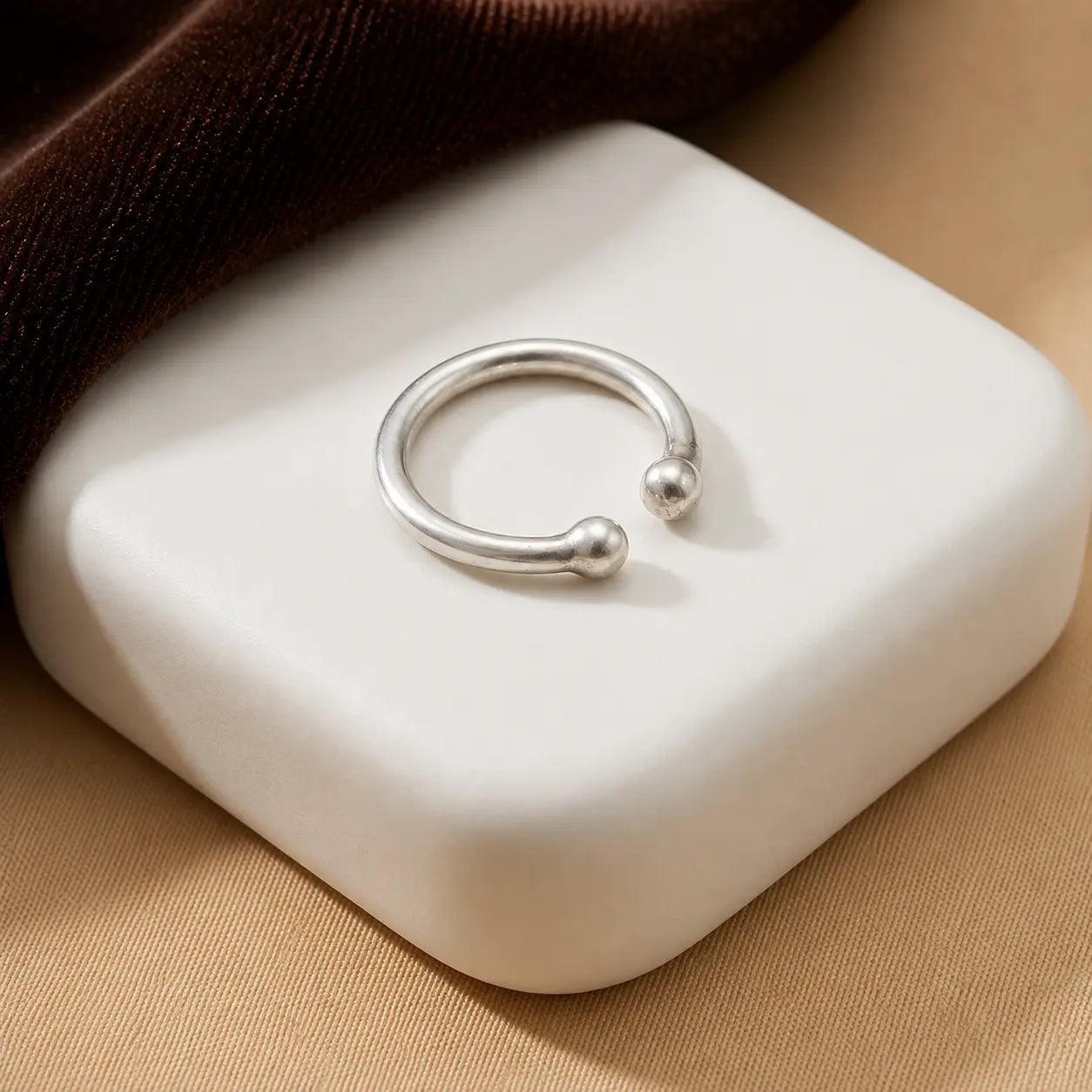 Silver Beautiful Traditional Nose Ring