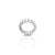 Sterling Silver Dazzling Brilliant Cut Design Ring for Women