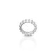 Sterling Silver Dazzling Brilliant Cut Design Ring for Women