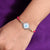 Evil Eye and Crown Bracelet