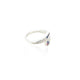 Silver Solitaire Colourful Ring