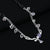 Elegant Silver Mangalsutra with Heart Design and Purple Stone