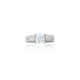 Sterling Silver Square Cubic Zirconia Women's Ring