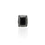 Silver Traditional Black Gem Girl's Ring