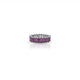 Purple Gemstone Stylish Silver Ring