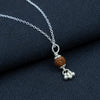Silver Rudraksha Classic Ghungroo Pendant