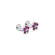 Purple Gemstone Sterling Silver Earrings