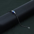 Silver Evil Eye Charm Bracelet