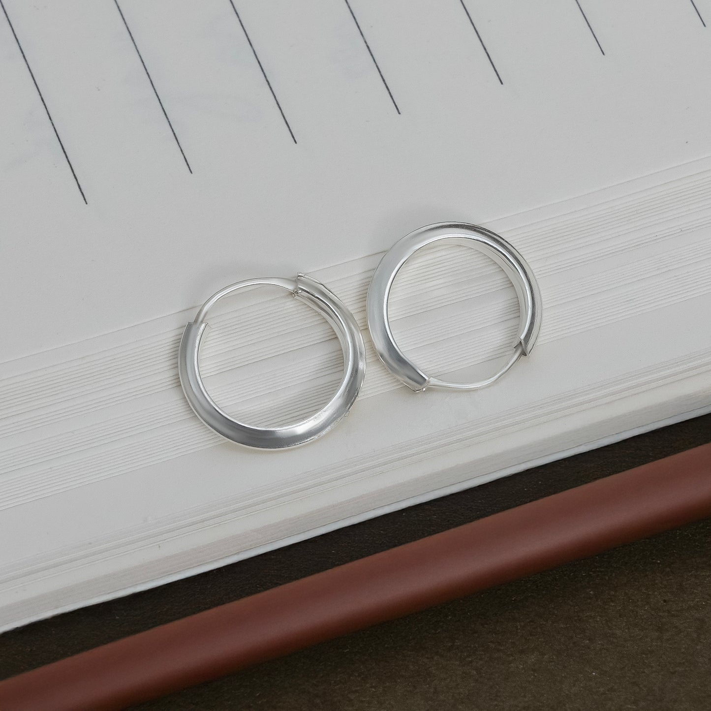 Classic Silver Small Hoop Earrings