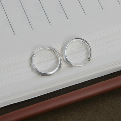 Classic Silver Small Hoop Earrings