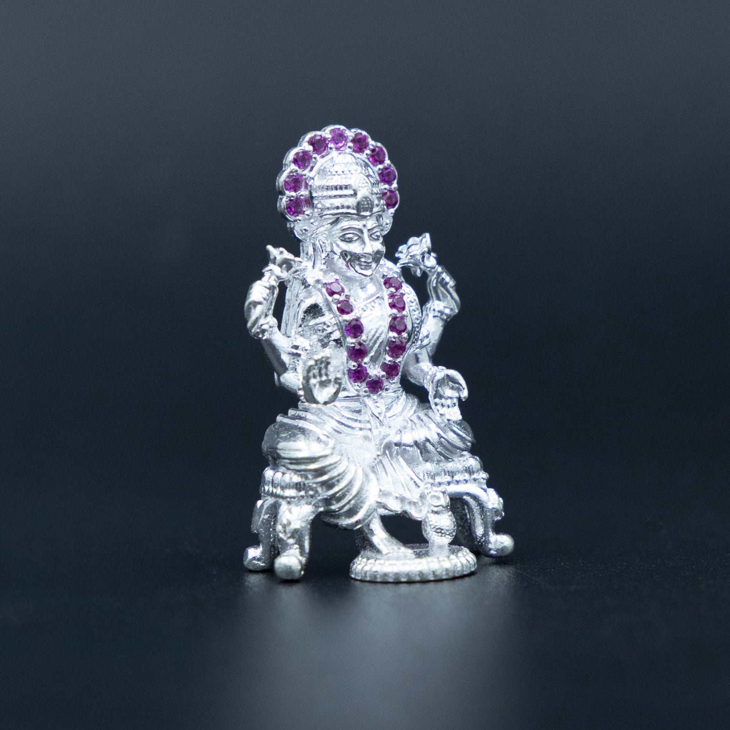 Expensive Handmade Silver Lakshmi Idol for Diwali Pooja