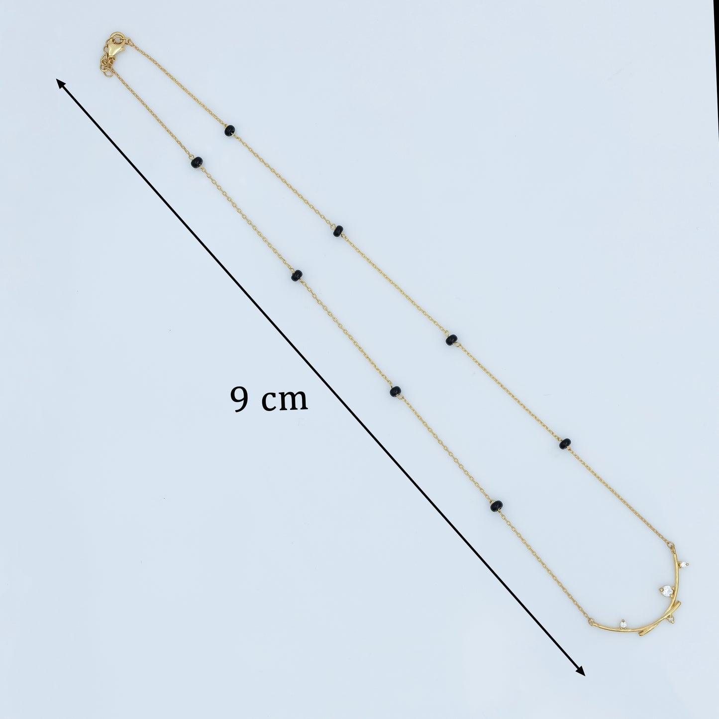 Modern Silver Mangalsutra with Accents