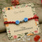 Sterling Silver Blue Flowerd Rakhi For Boys