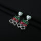 Silver Premium Collection Of Necklace And Earring