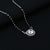 Sterling Silver Center Big CZ Stone Mangalsutra for Girls