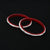 SIlver Beautiful Red Plastic Bangles In Pair