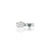 Stylish silver Bichhiya adorned with a green stone in a heart shape, perfect for a feminine look